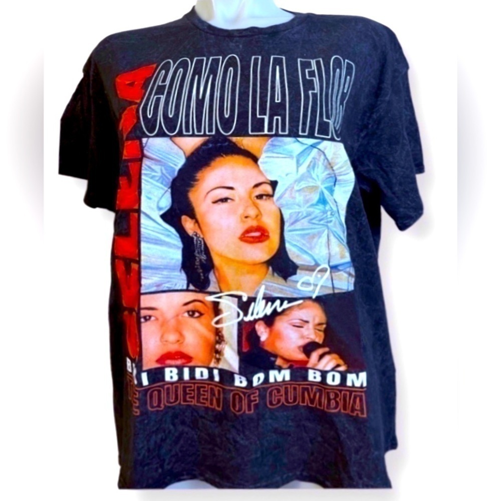 𝅺selena Graphic Tee Shirt Black “Bidi Bidi Bom Bom”  Size XL